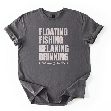 Floating, Fishing, Relaxing, Drinking