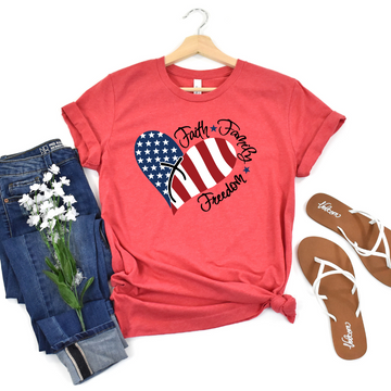Faith, Family & Freedom Tee