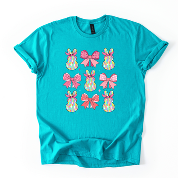 Pink Easter Bunny Coquette Unisex Tee