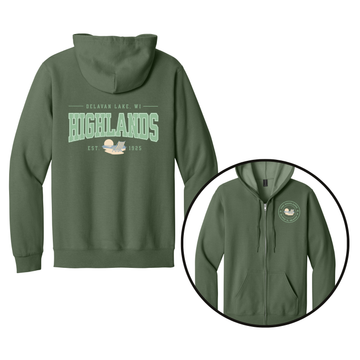 The Highlands Classic Full Zip Hoodie
