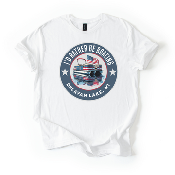I'd Rather Be Boating Tee