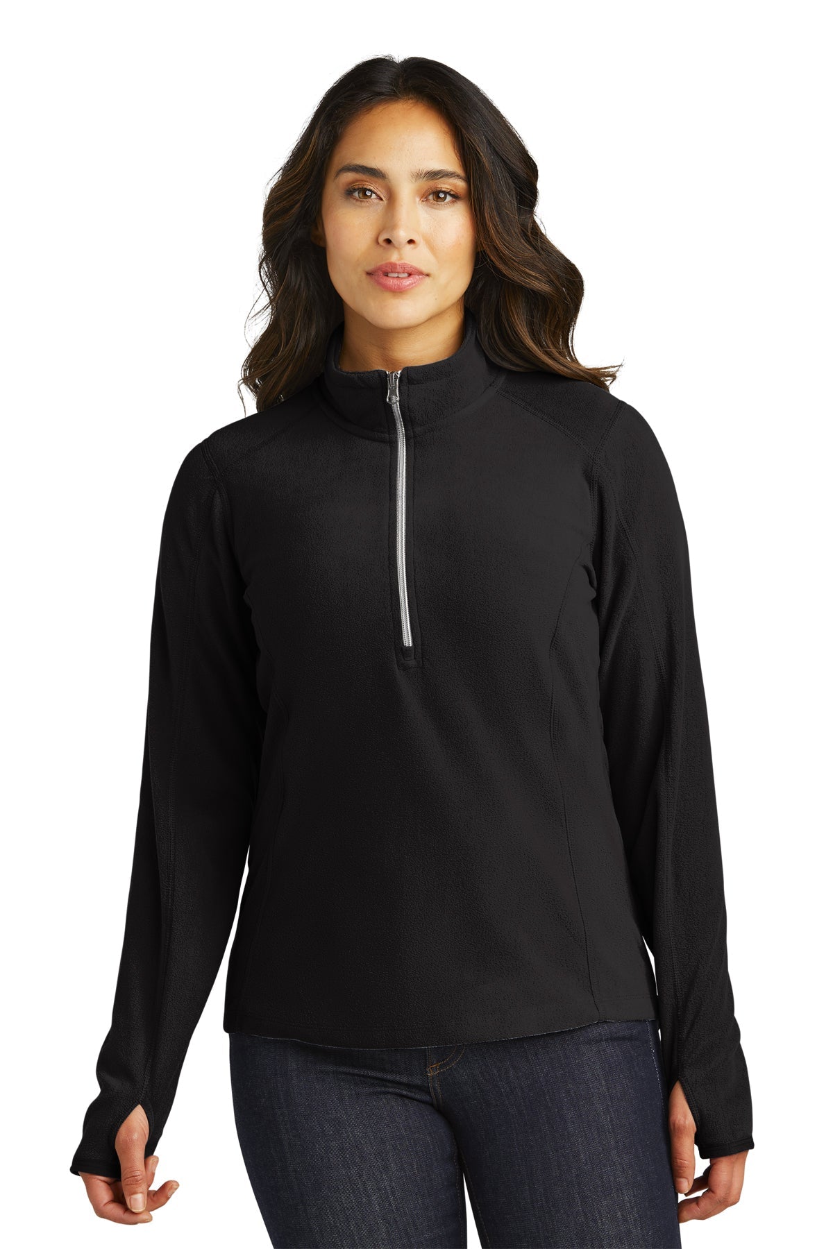 Port Authority® Ladies Microfleece 1/2-Zip Pullover L224