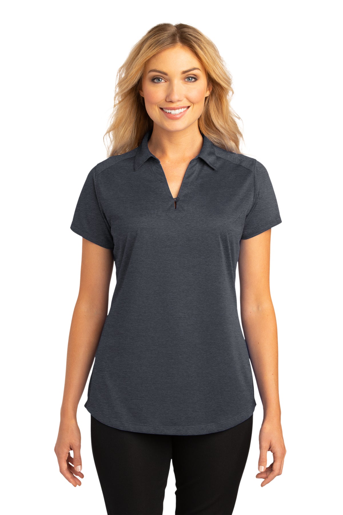 Port Authority® Ladies Digi Heather Performance Polo L574