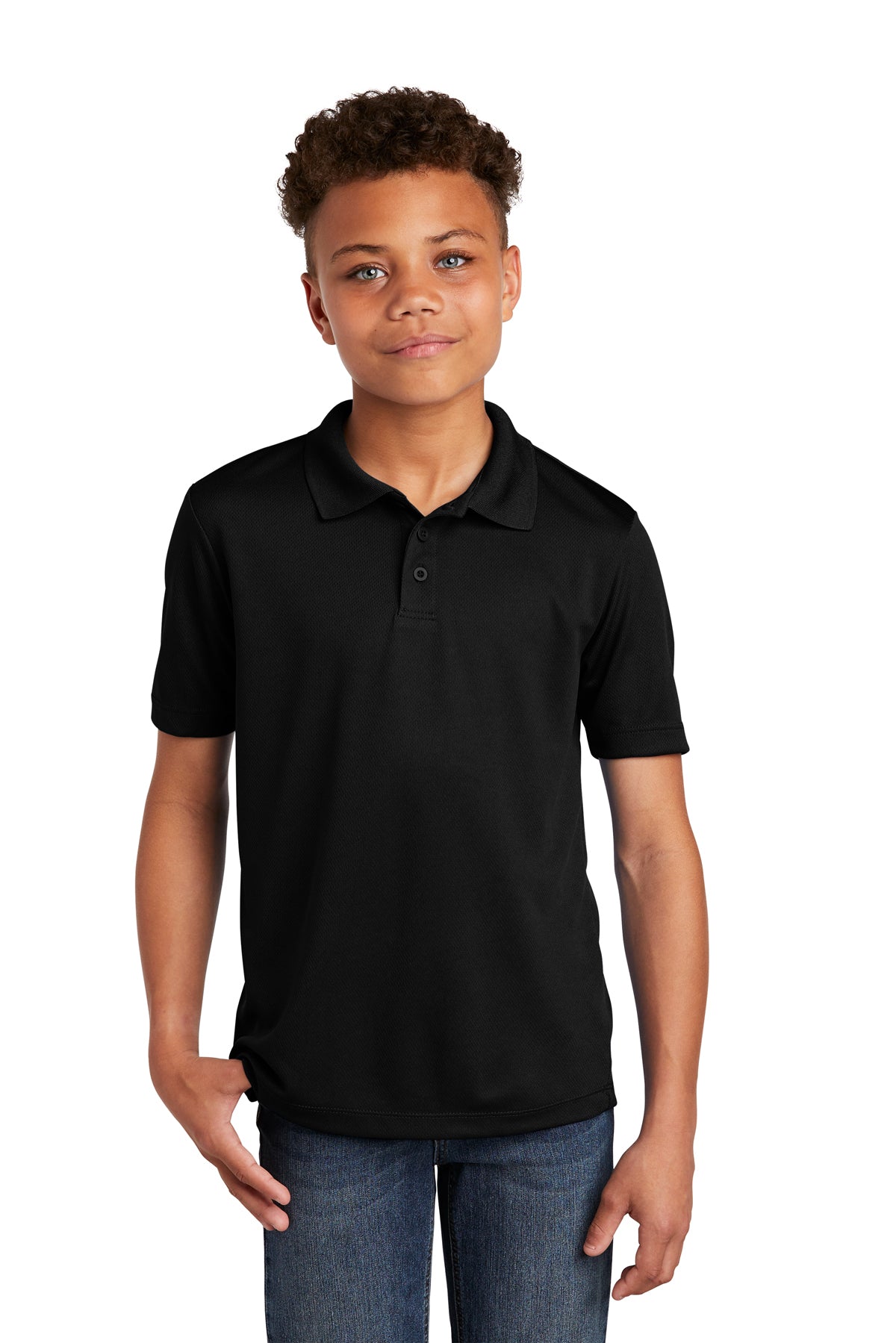 Sport-Tek® Youth PosiCharge® RacerMesh® Polo YST640