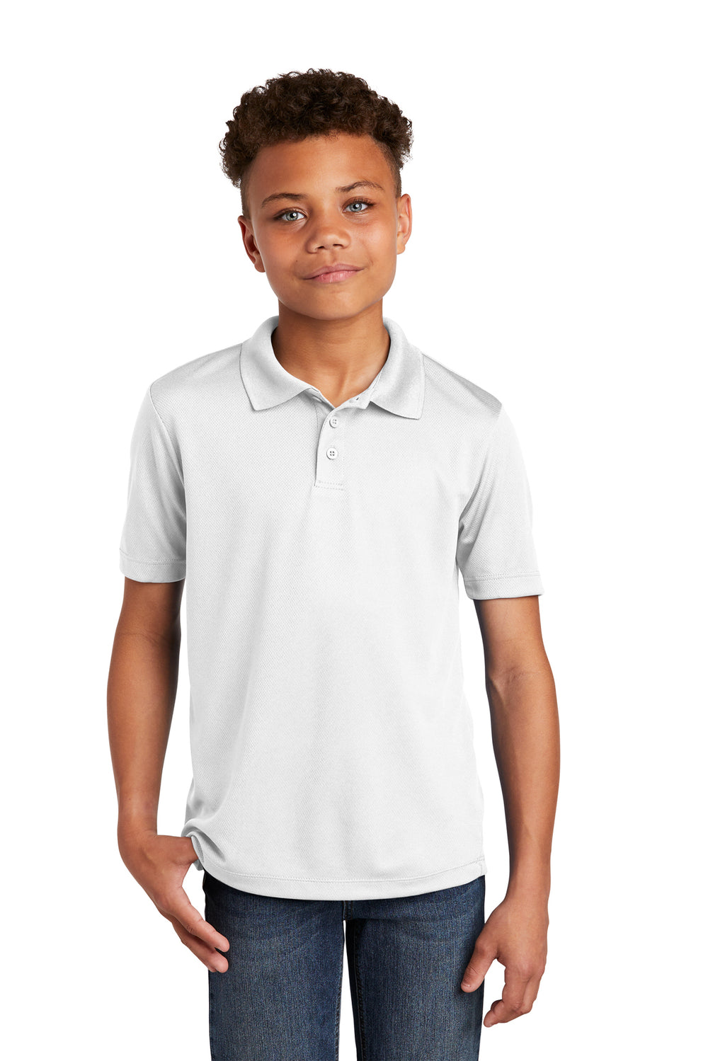 Sport-Tek® Youth PosiCharge® RacerMesh® Polo YST640