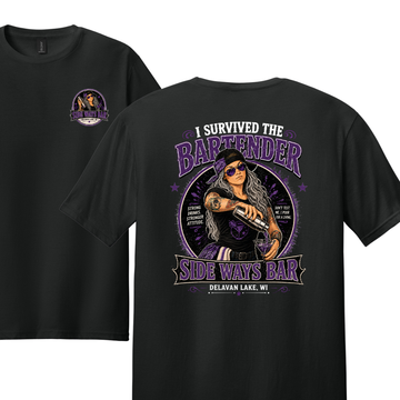 I Survived the Bartender Tee | Side Ways Bar