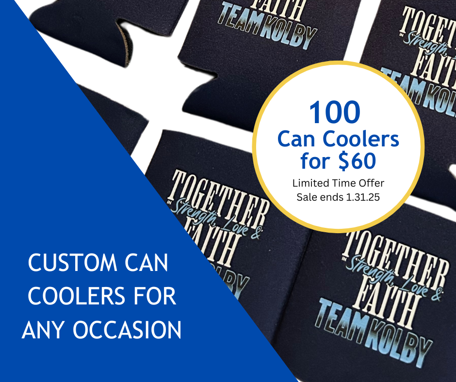 Customizable Can Coolers – Keep Your Drinks Cold in Style!