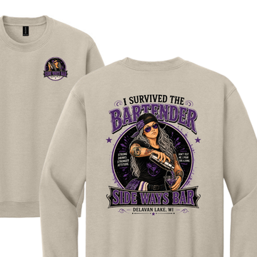 I Survived the Bartender Crewneck | Side Ways Bar