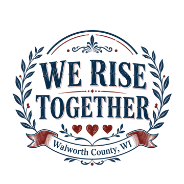 Walworth County We Rise Crest