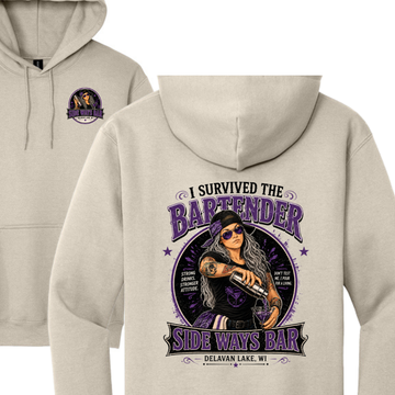 I Survived the Bartender Hoodie | Side Ways Bar