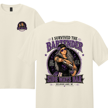 I Survived the Bartender Tee | Side Ways Bar