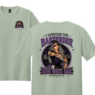 I Survived the Bartender Tee | Side Ways Bar