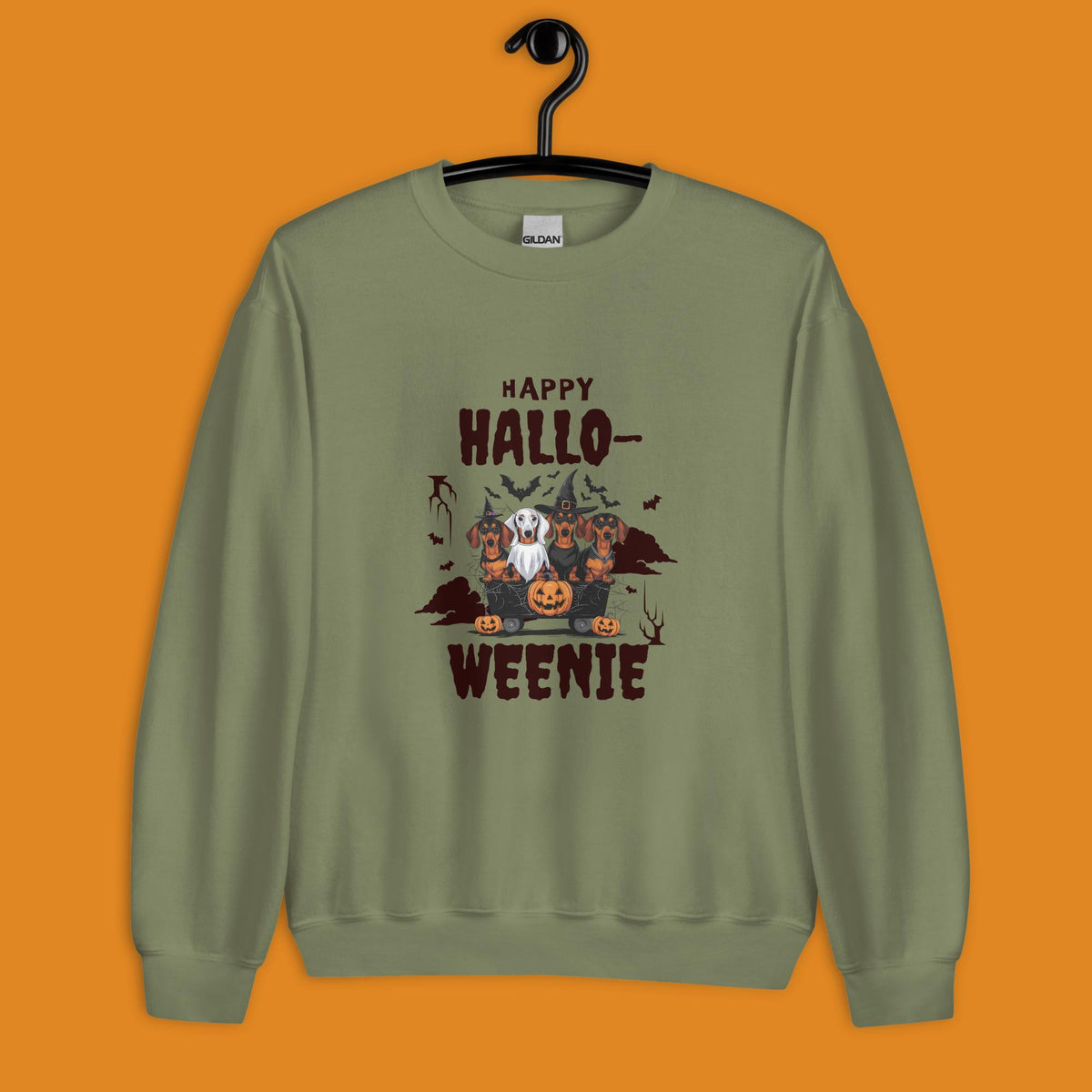 Dachshund Happy Hallo-Weenie Sweatshirt