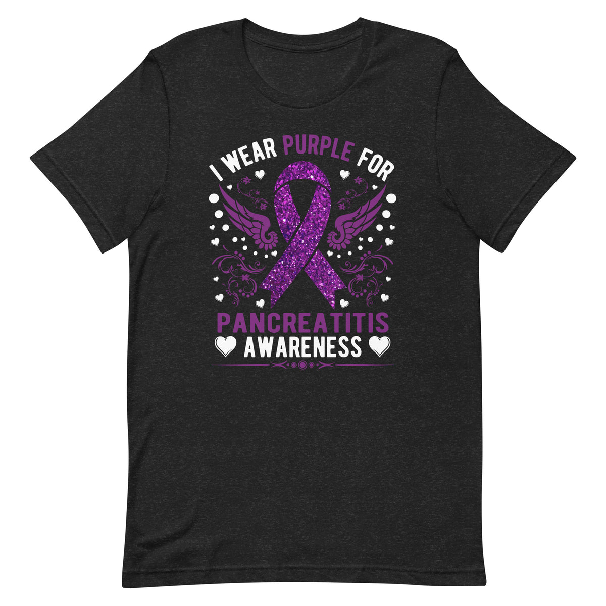 I Wear Purple For Pancreatic Cancer Awareness Unisex T-shirt