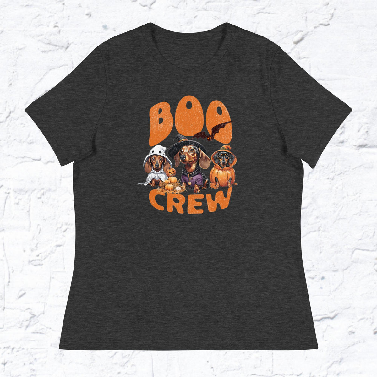 Dachshund Boo Crew Women's Relaxed T-Shirt