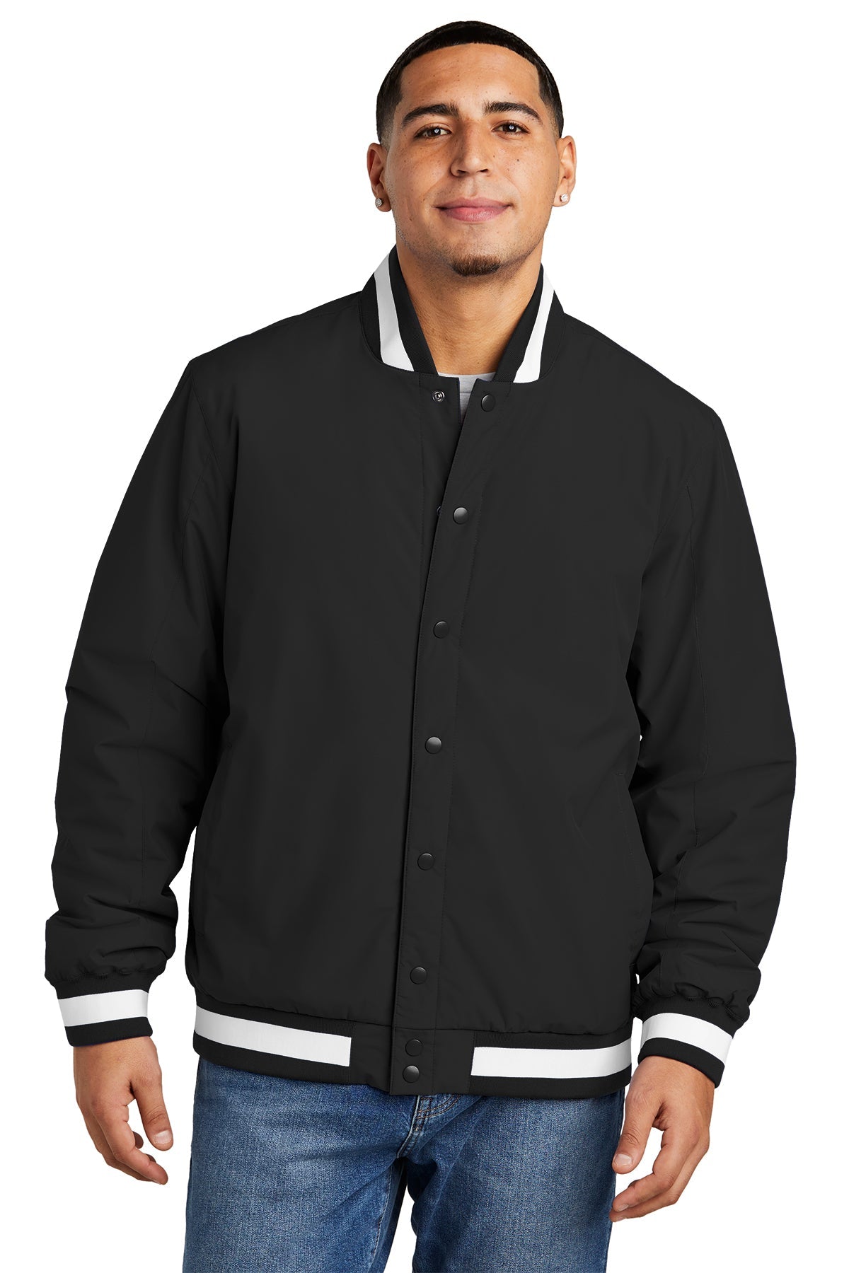 Sport-Tek® Insulated Varsity Jacket-JST58